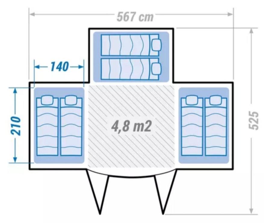 Tente 3 Chambres, Petit Camping Familial Vue Mer Plestin-les-Grèves Eksteriør billede